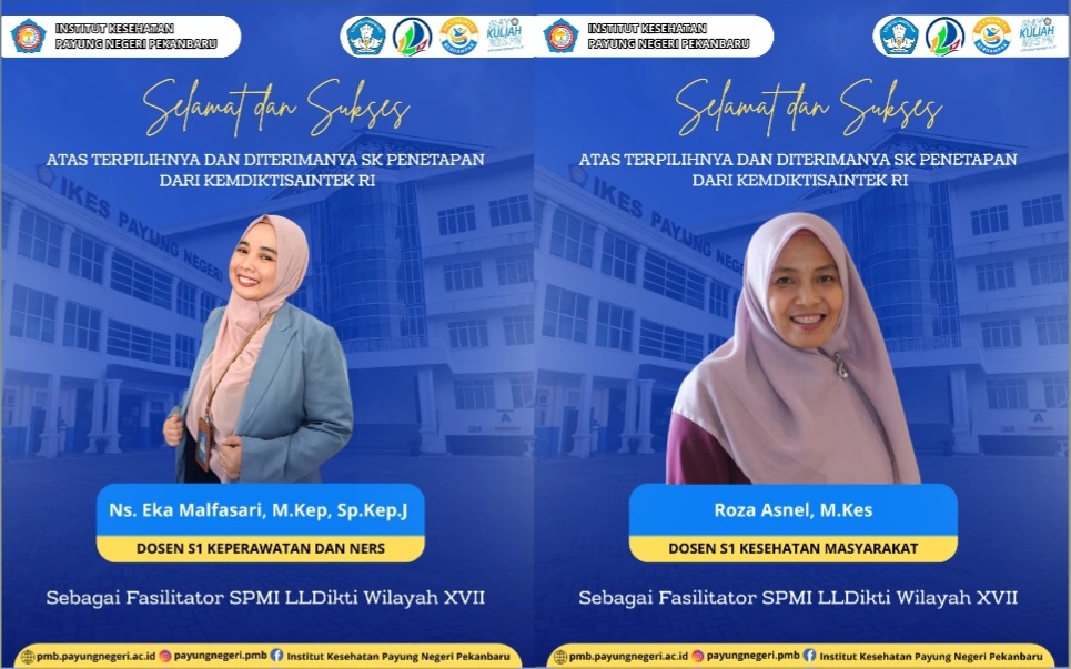 Resmi Diangkat, Dua Orang Dosen Ikes Payung Negeri Pekanbaru Menjadi Fasilitator SPMI LLDikti Wilayah XVII