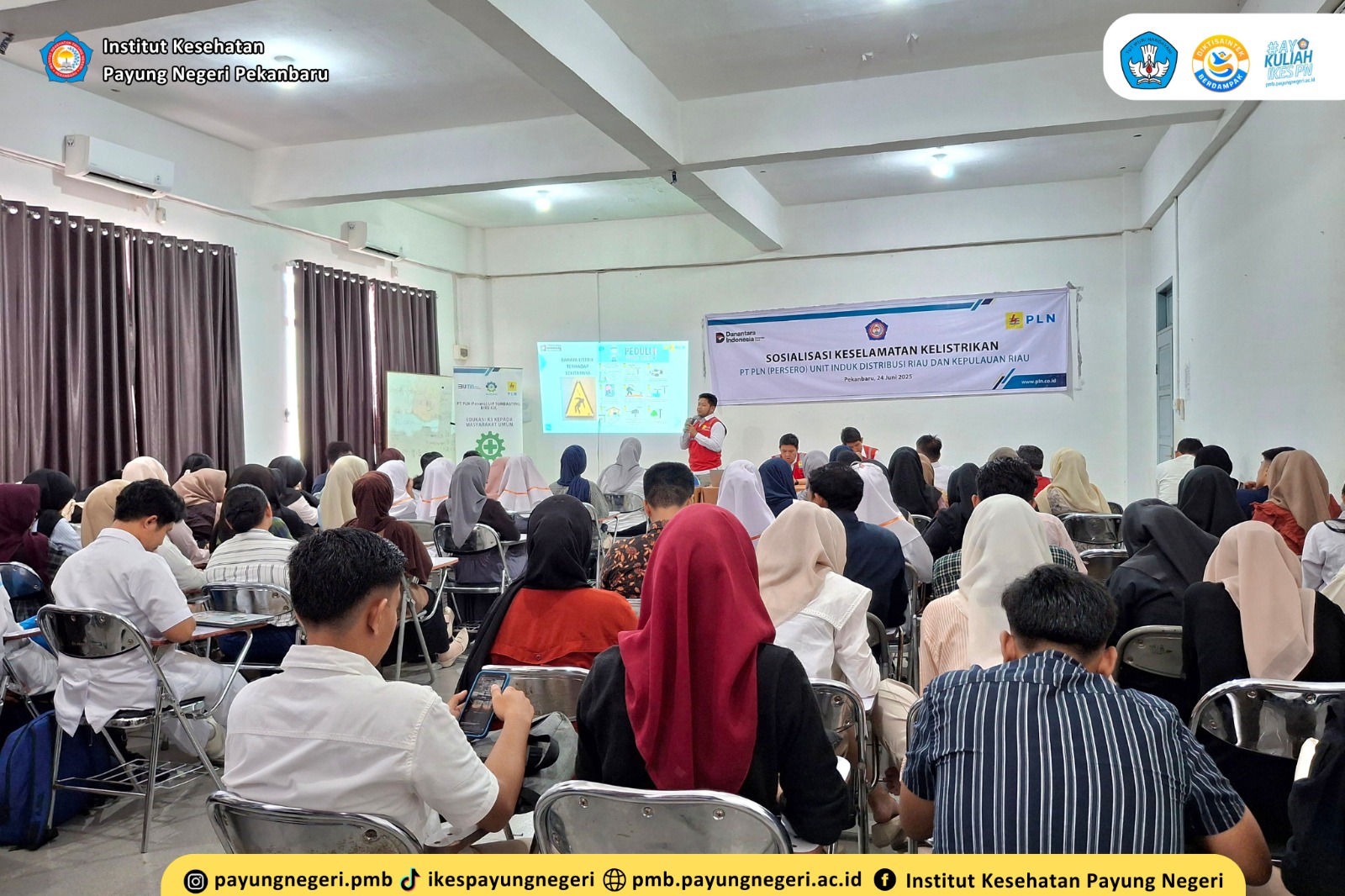 Guna Meminimalisir Kecelakaan Kelistrikan, PT PLN UID Riau & Kepri gelar sosialisasi di Ikes Payung Negeri Pekanbaru