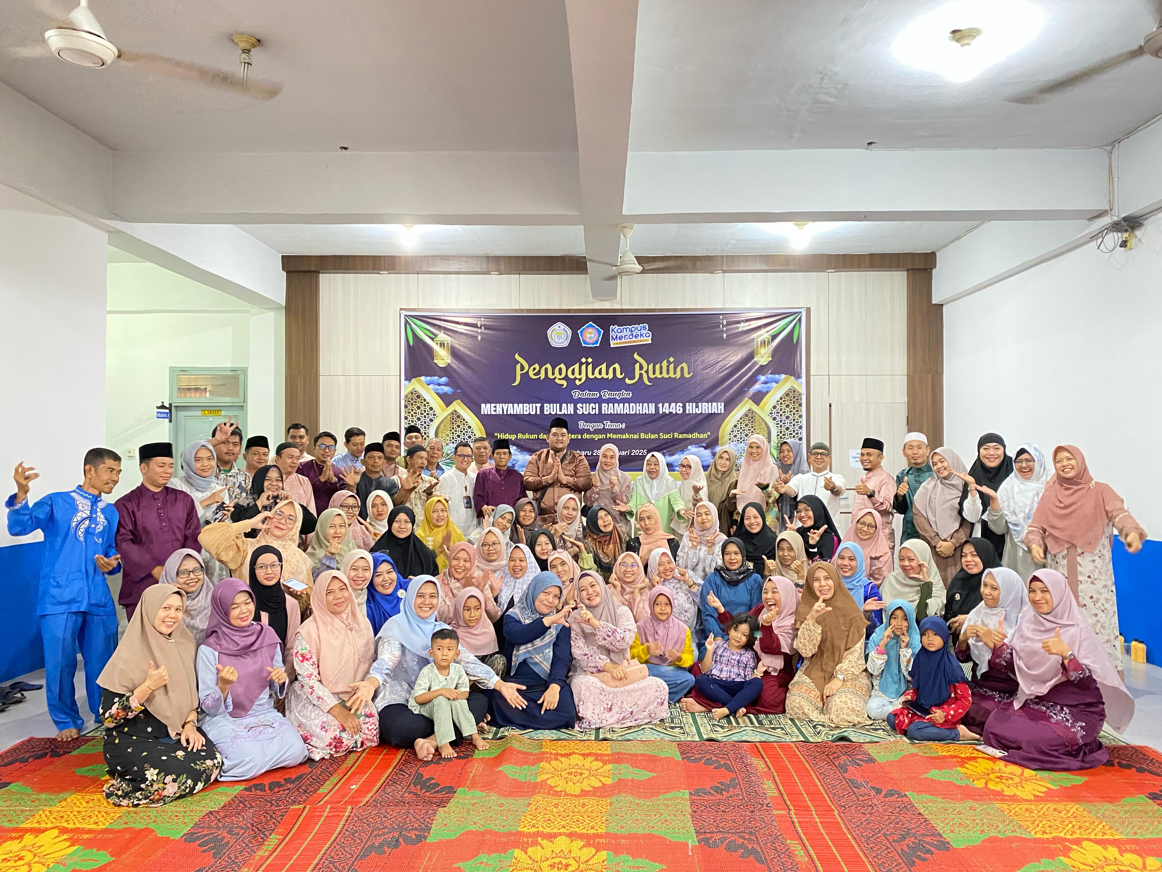 Sambut Ramadhan 1445 H, Ikes Payung Negeri Pekanbaru Taja Kajian Rutin Bersama Seluruh Civitas Akademika